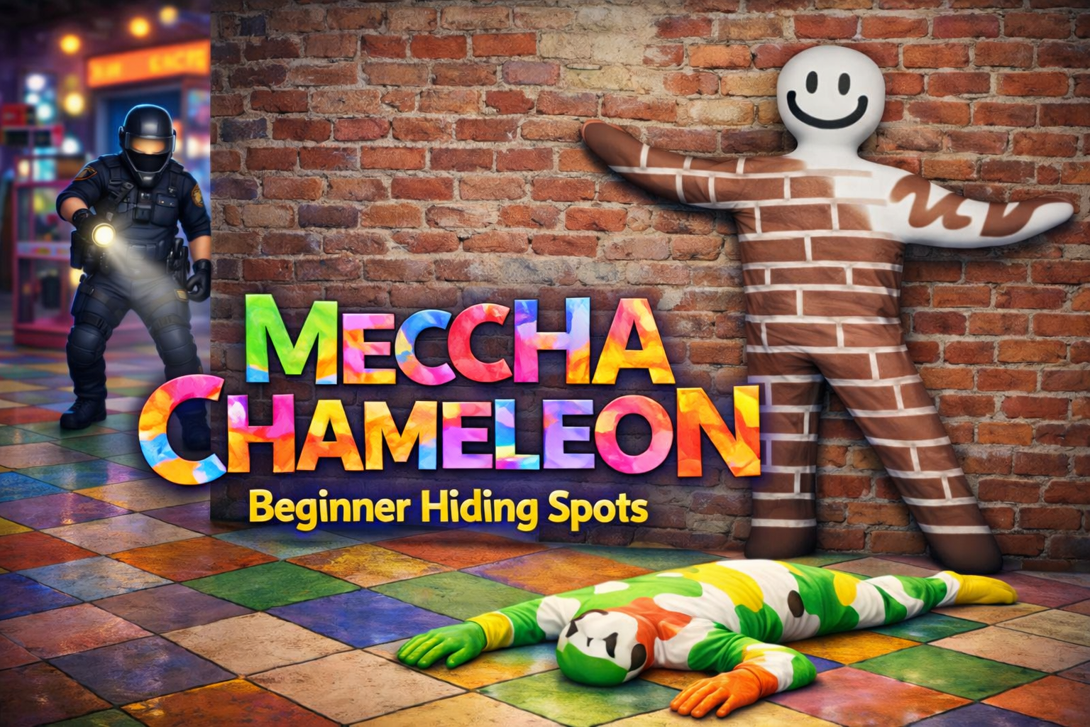 Best Hiding Spots for Beginners in Meccha Chameleon